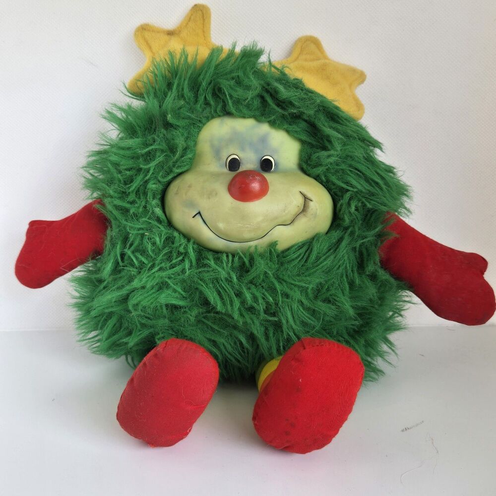 Rainbow Brite Sidekick Lucky Green Sprite Plush Doll Hallmark Mattel 80s Vintage